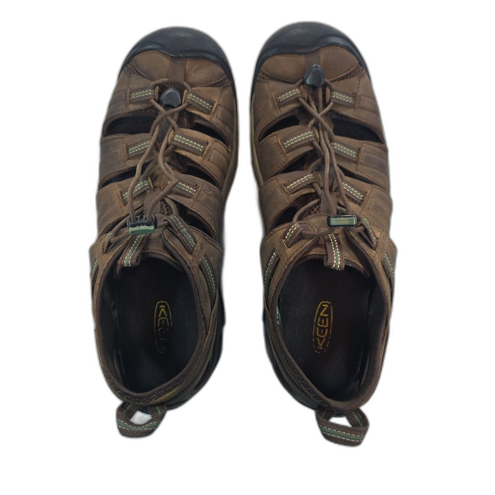 KEEN Arroyo II Men's Size 11.5 Brown Waterproof Leather Hiking Trail Sandals - Picture 8 of 9
